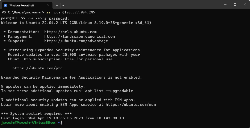 remote server