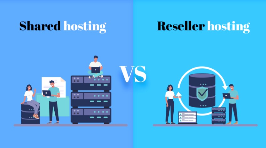 Difference between Shared hosting and Reseller Hosting